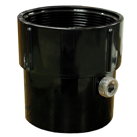 Jones Stephens 3in. x 4in. ABS Pipe Fit Drain Base with Primer Tap, for 3-1/2in. Spud D52461